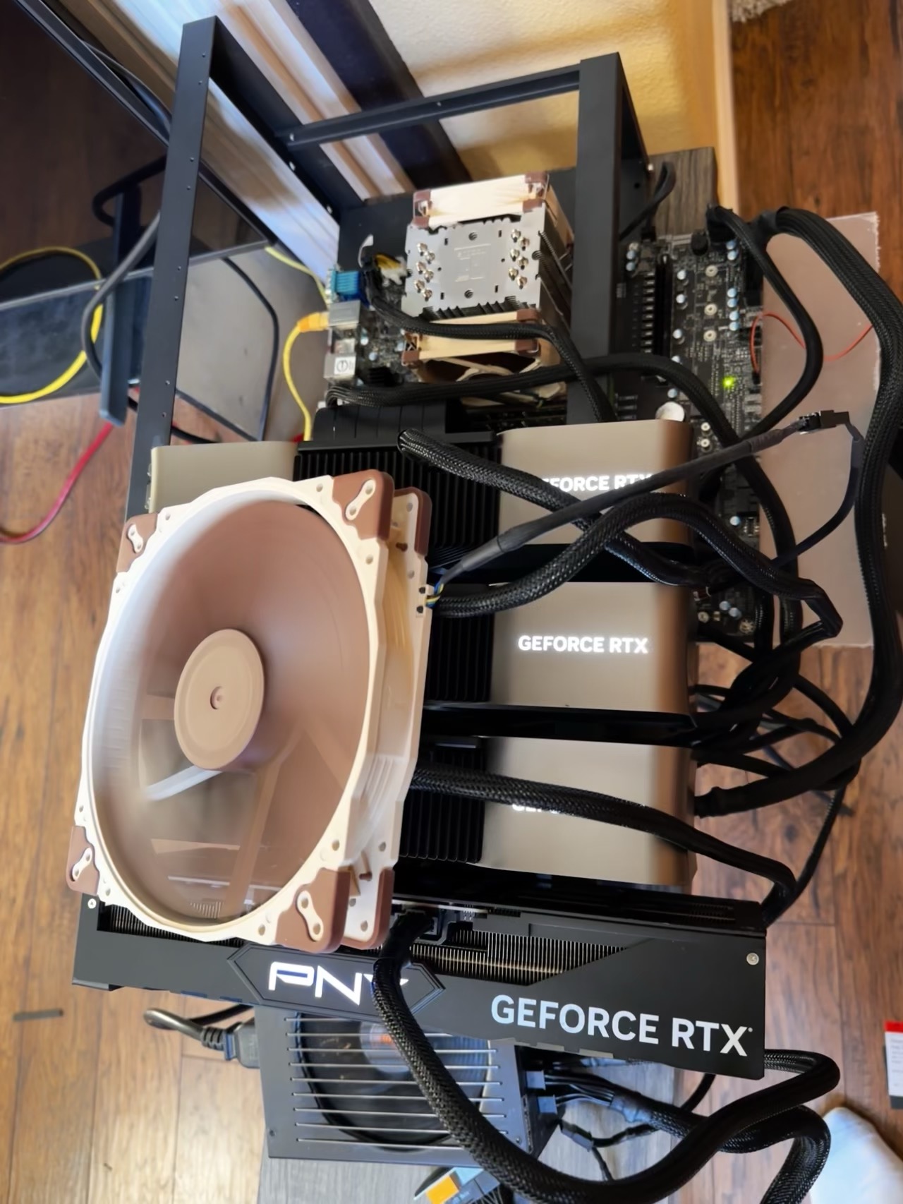 Rig with 4x NVIDIA 4090 GPUs